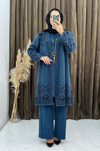 Viva 3 Lü Takım Mavi