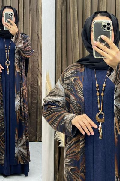 Yaren Elbise Takım Lacivert