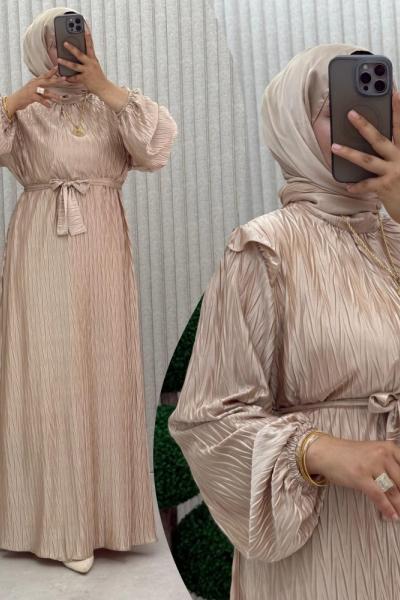 Yıldız Elbise Taş Rengi