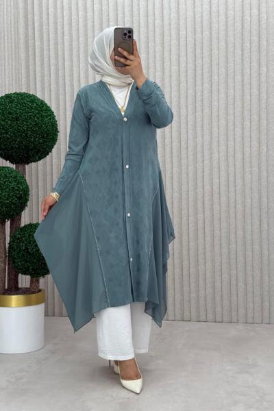 Zemheri Hırka Mint Yeşili