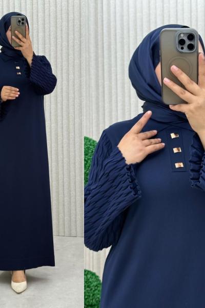 Zeyda Elbise Lacivert