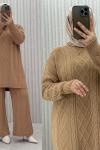 ZİRA TRİKO TAKIM Camel