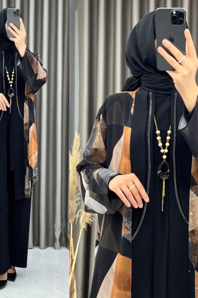 Züleyha 3 lü Takım Siyah