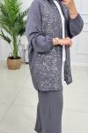 EZGİ TAKIM -GRİ Gri