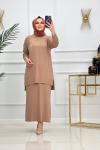 SİMAY ETEKLİ TAKIM-CAMEL Camel