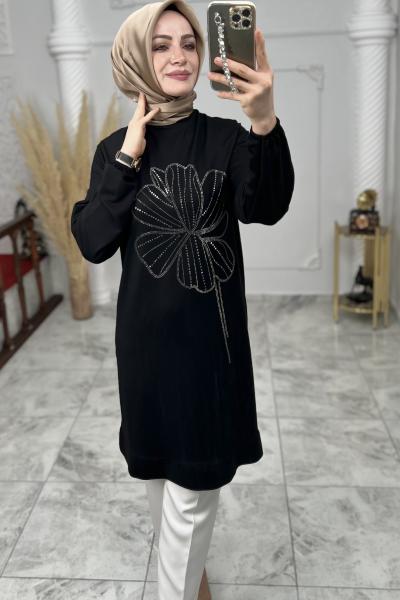Nursema Tunik Siyah