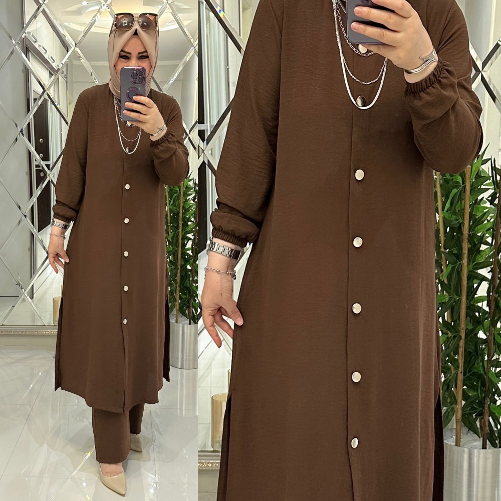 Milas ayrobin kumaş takım acı kahve Modelleri En Uygun Fiyatlarla