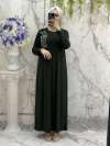 Dilek Sandy elbise  Haki