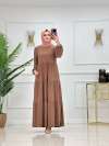 GÜLİZ ELBİSE-CAMEL Camel