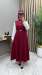 Kemerli Jile Bordo