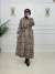 AYSU SATEN ELBİSE- LEOPAR Leopar